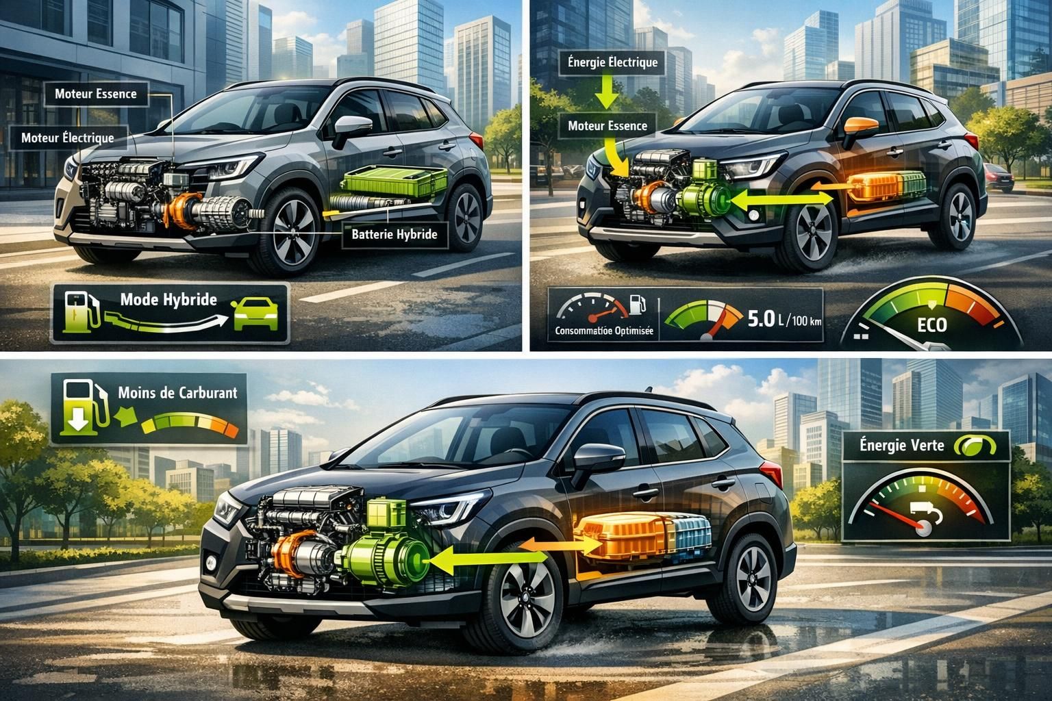 découvrez notre comparatif des petits suv hybrides pour trouver celui qui optimise au mieux votre consommation d'essence et réduit vos dépenses carburant.