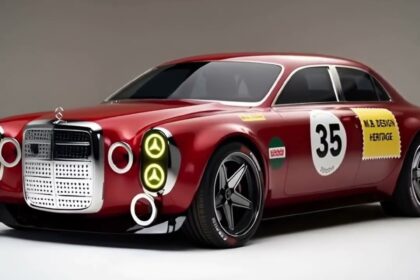 découvrez la mercedes 300 sel amg « red pig » revisitée par gorden wagener, une réinterprétation moderne et audacieuse du classique emblématique, alliant puissance, design innovant et élégance intemporelle.