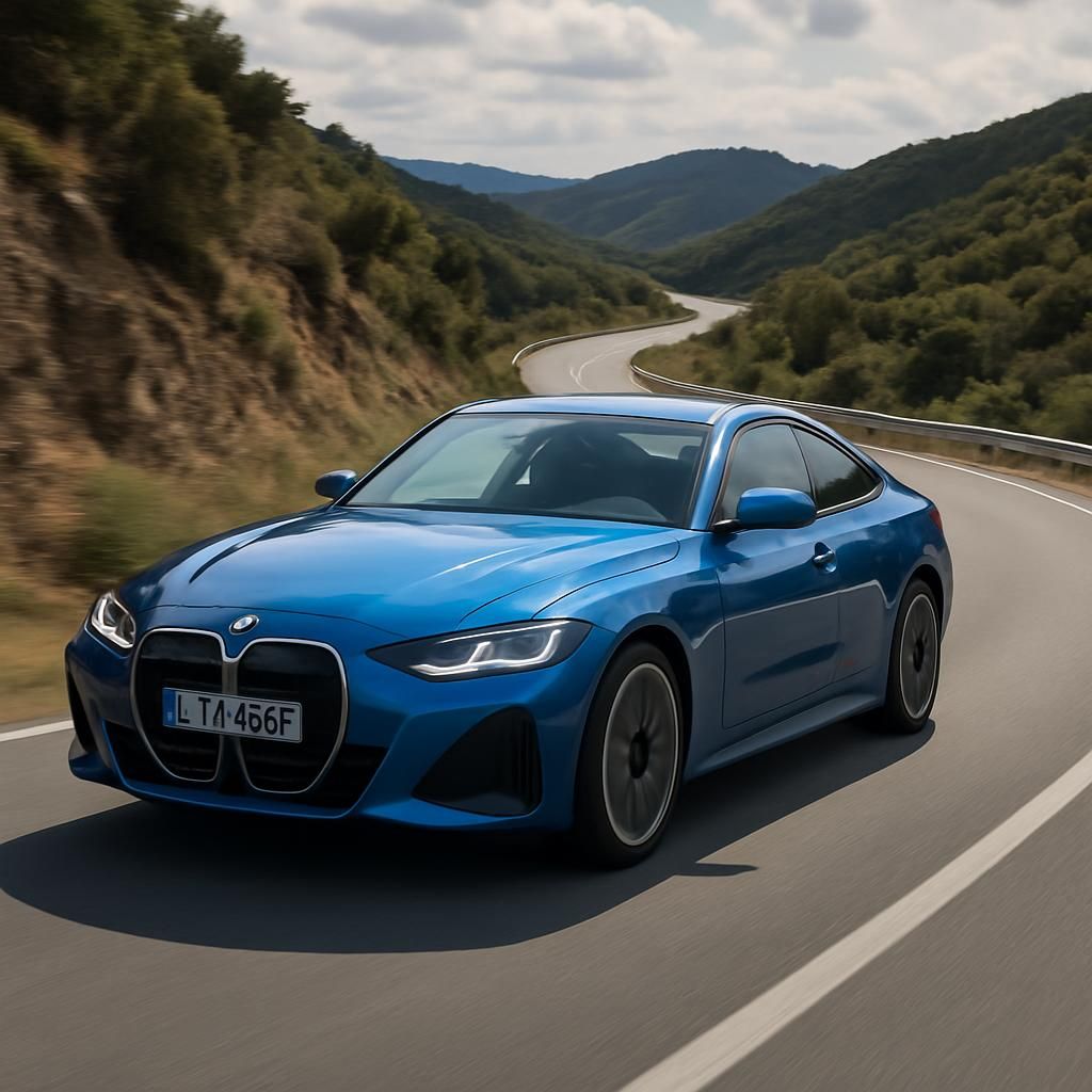 découvrez notre illustration exclusive du bmw i4, le coupé électrique innovant inspiré par la bmw i3, alliant design futuriste et performance écologique.