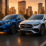 Premières images exclusives des futurs BMW X1 et Mercedes GLA : le duel tant attendu commence ! - Carblog.fr découvrez en exclusivité les premières images des nouveaux bmw x1 et mercedes gla, dévoilant le début d'un duel attendu avec impatience entre ces deux suv compacts de prestige.
