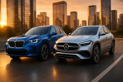 découvrez en exclusivité les premières images des nouveaux bmw x1 et mercedes gla, dévoilant le début d'un duel attendu avec impatience entre ces deux suv compacts de prestige.