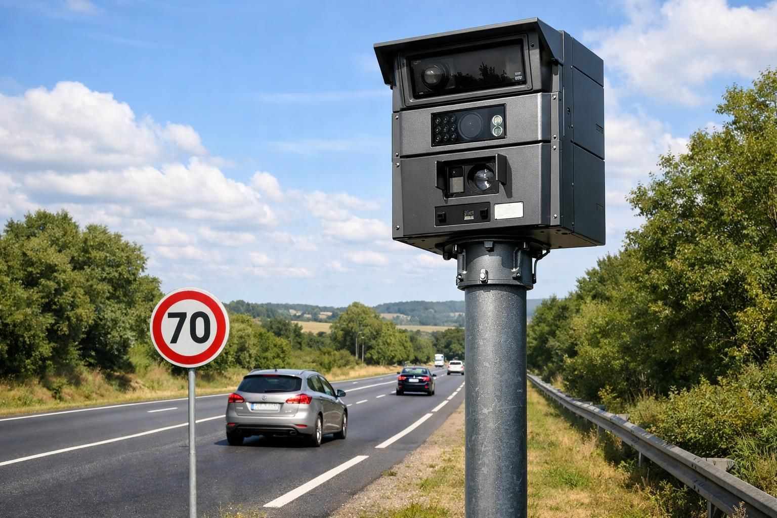 le 18 juin, un nouveau radar performant est installé sur la rn10 dans les yvelines, dans une zone limitée à 70 km/h, pour renforcer la sécurité routière.