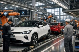 Des voitures chinoises bientôt produites dans les usines de Volkswagen, BMW et Mercedes ? - Carblog.fr découvrez comment les constructeurs allemands volkswagen, bmw et mercedes envisagent de produire prochainement des voitures chinoises dans leurs usines, une stratégie qui pourrait transformer l'industrie automobile mondiale.