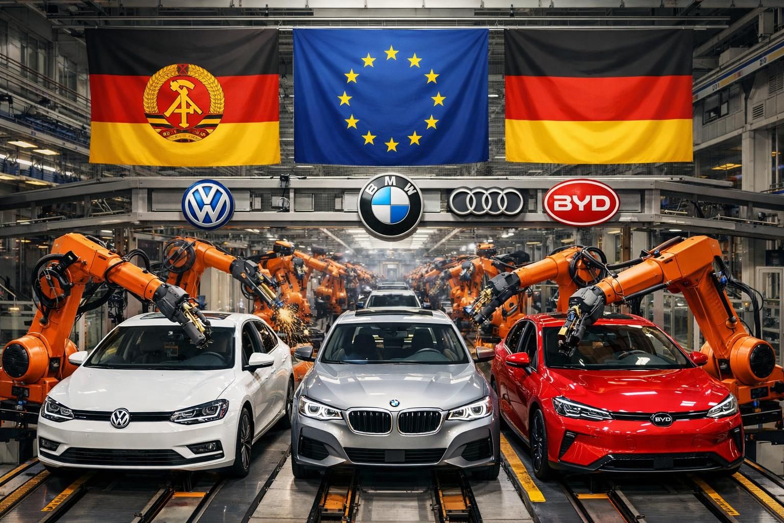 Des voitures chinoises bientôt produites dans les usines de Volkswagen, BMW et Mercedes ? - Carblog.fr découvrez les ambitions des constructeurs allemands volkswagen, bmw et mercedes pour produire prochainement des voitures chinoises dans leurs usines, une nouvelle étape stratégique dans l'industrie automobile mondiale.