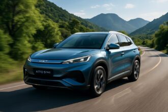 ESSAI - BYD Atto 3 EVO 2026 : notre prise en main du SUV électrique puissant de 449 chevaux - Carblog.fr découvrez notre essai complet du byd atto 3 evo 2026, un suv électrique puissant délivrant 449 chevaux, alliant performance, design et technologie.