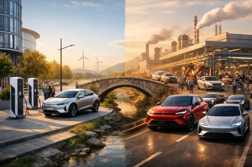 découvrez comment l'europe prend des mesures pour promouvoir les voitures électriques, tandis que les constructeurs chinois continuent de progresser sans relâche dans ce secteur innovant.